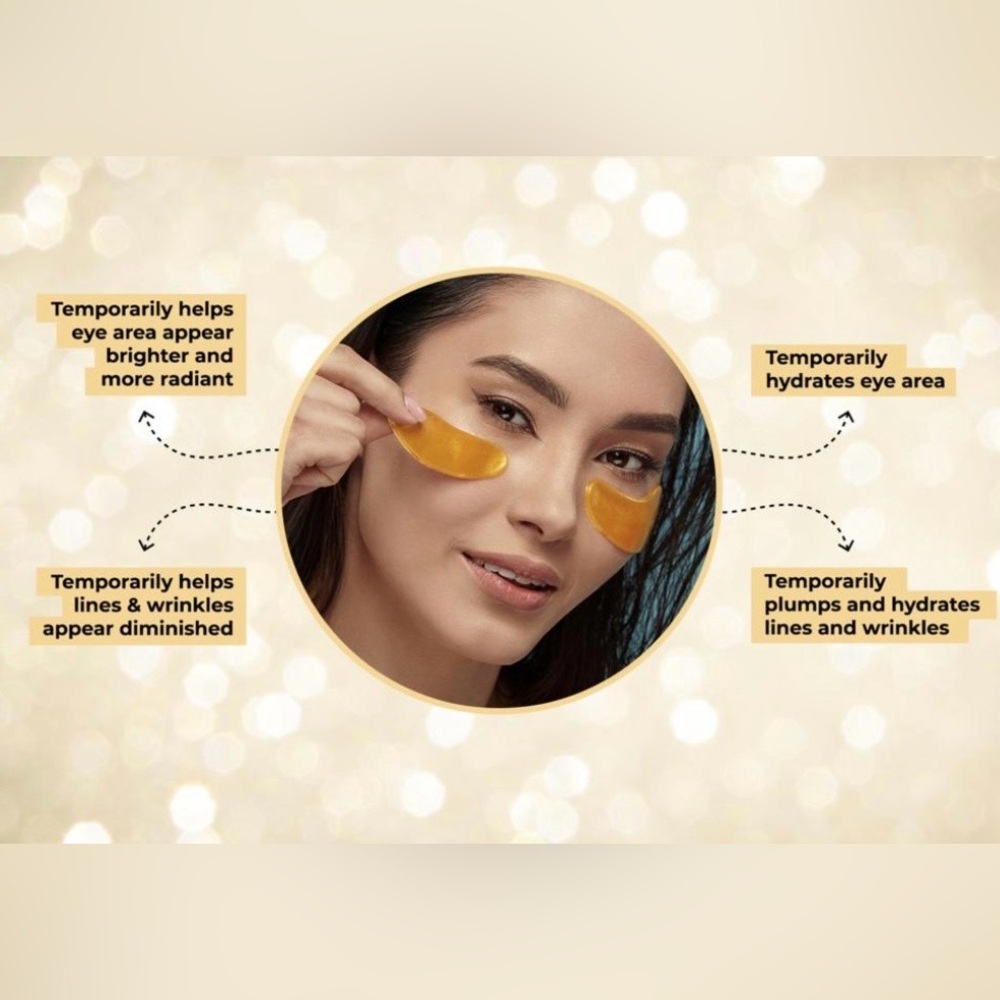 DR. TREE 60-COUNT GOLD COLLAGEN HYDROGEL EYE PATCHES - BRAND NEW in the box!